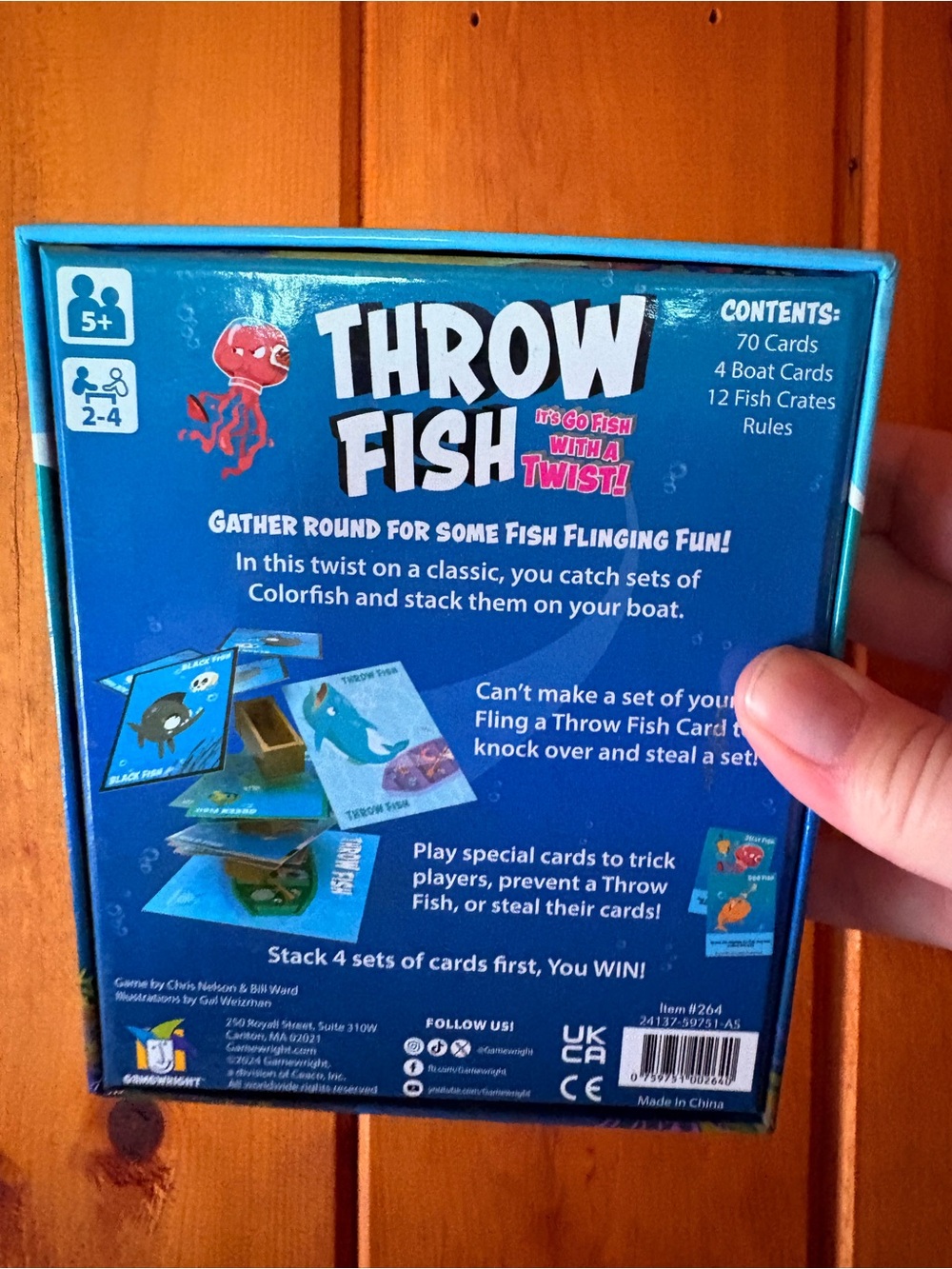 Throw Fish Card Game - complete - Picture 2 of 2